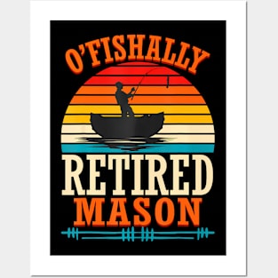 Fishing O'Fishally Retired Mason Posters and Art